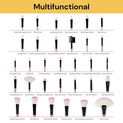 32PCs Makeup Brush Tools 