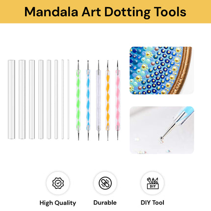 13 PCs Mandala Art Dotting Tools