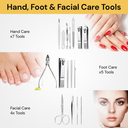 16 in 1 Manicure Pedicure Kit