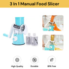 3 In 1 Manual Food Cutter Slicer Grater