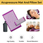 Acupressure Mat And Pillow Set