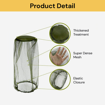 Mosquito Repellent Mesh Head Net