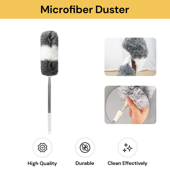 Microfiber Duster With Extension Pole