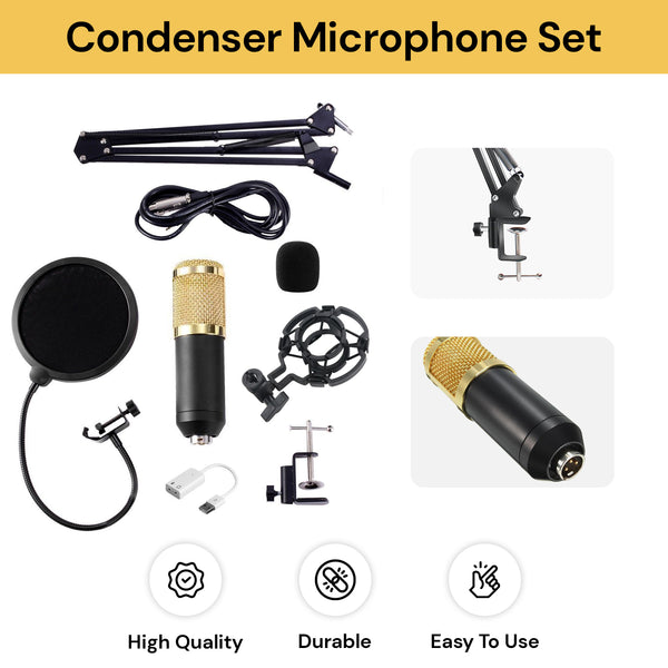 Professional Condenser Microphone Set