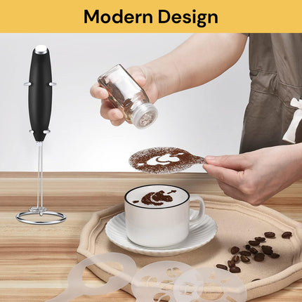 Handheld Milk Frother With Stand