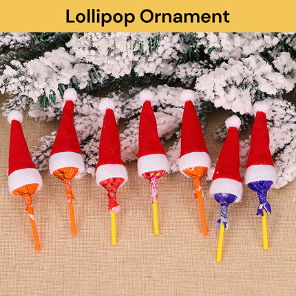 10PCs Mini Santa Claus Hat Decoration