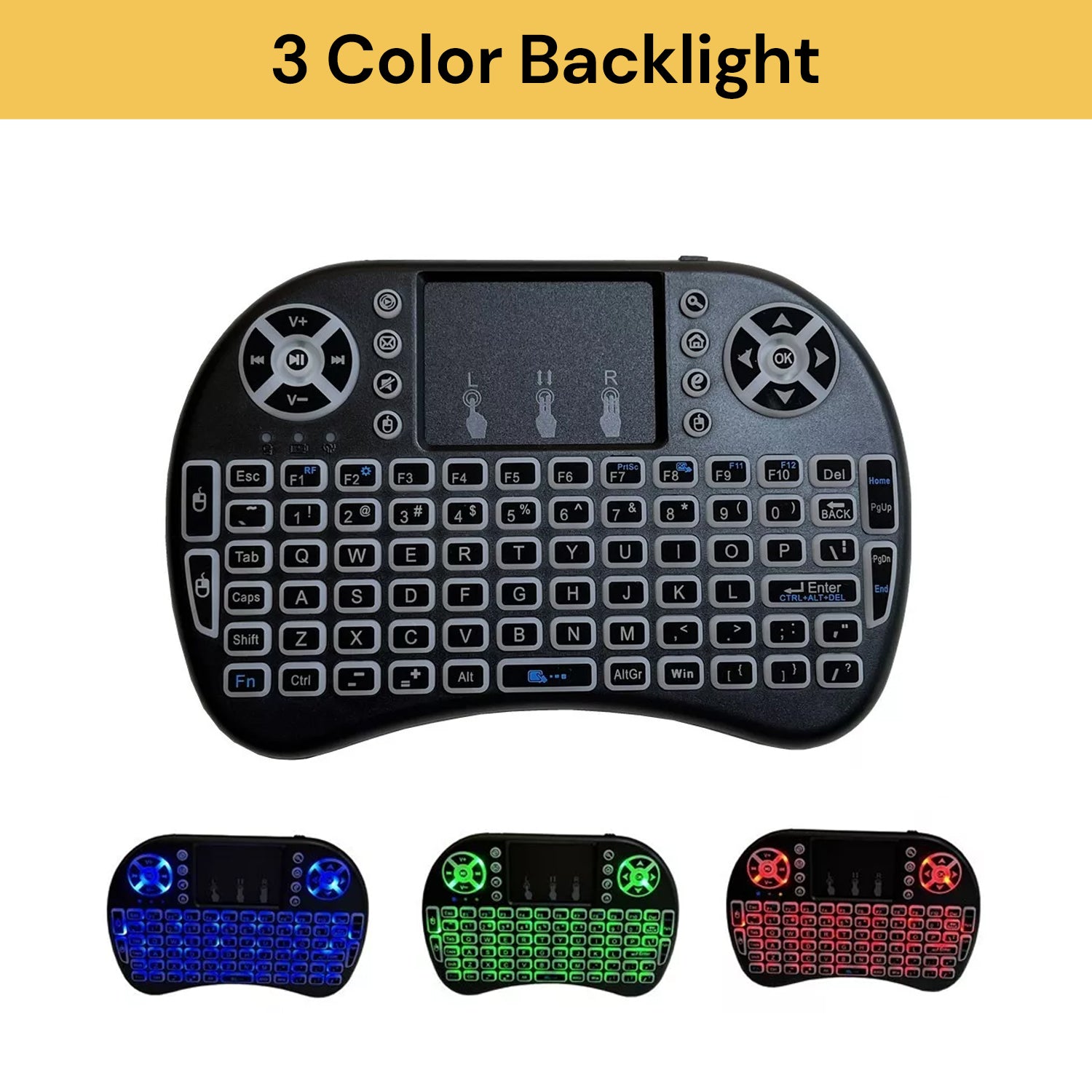 Mini Keyboard For Led LED Backlit Mini Wireless Keyboard