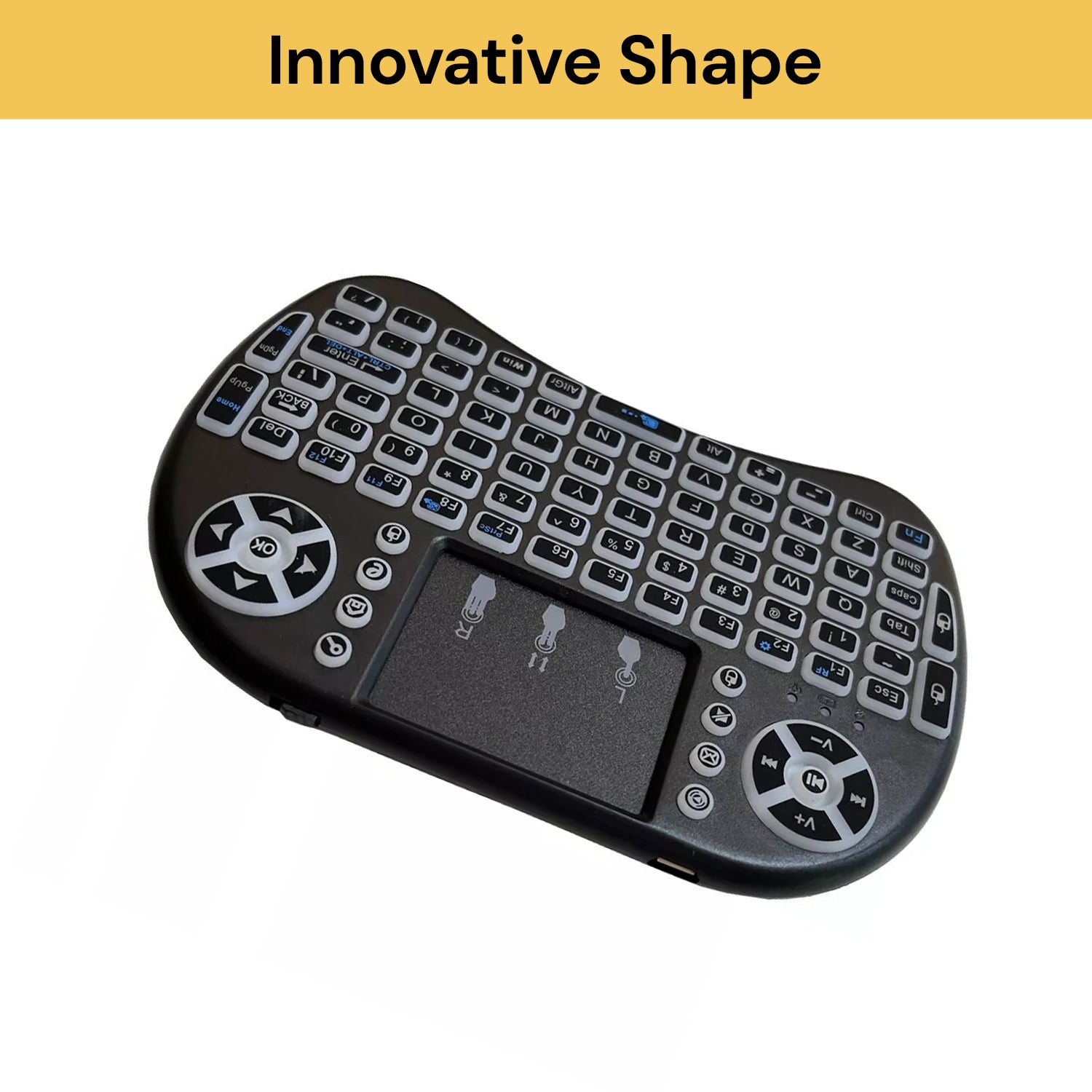 Mini Led Keyboard LED Backlit Mini Wireless Keyboard