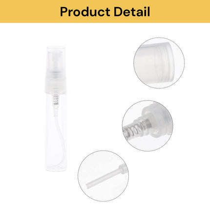 5PCs Premium Glass Mini Spray Bottles 