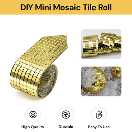 1464PCs DIY Mini Mosaic Tile Roll