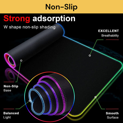 LED Gaming RGB Mousepad