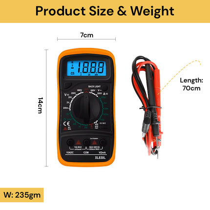 Professional LCD Digital Multimeter