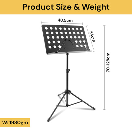 Adjustable Heavy-Duty Music Stand