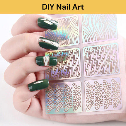 24PCs Nail Art Sheets