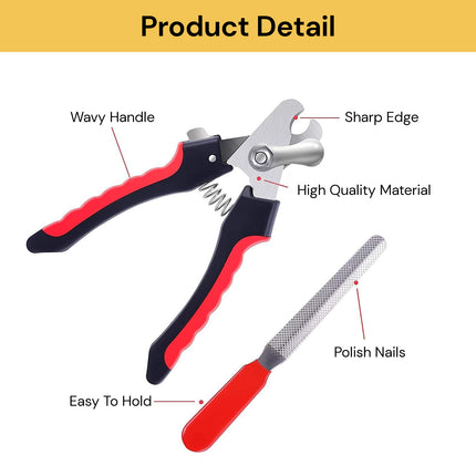BUY Dog Nail Clipper With Nail File GET Triple Head Pet Toothbrush FREE