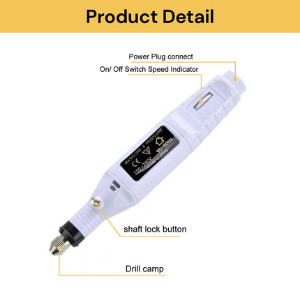 Professional Portable Electric Nail Drill Kit