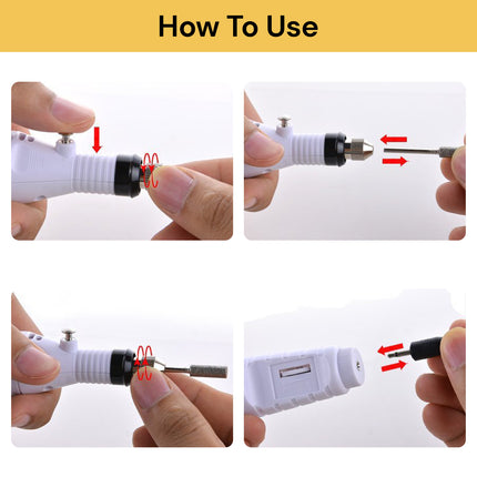 Professional Portable Electric Nail Drill Kit