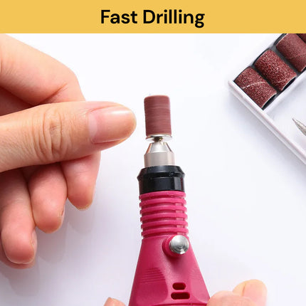 Professional Portable Electric Nail Drill Kit