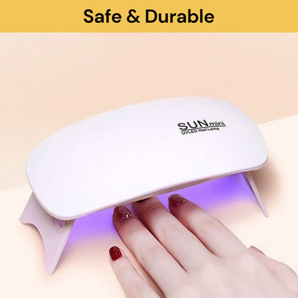 Portable 6W Mini UV LED Nail Lamp