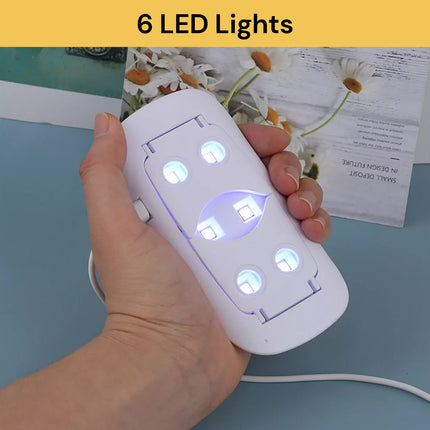 Portable 6W Mini UV LED Nail Lamp