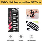 10PCs Nail Protector Peel Off Tape