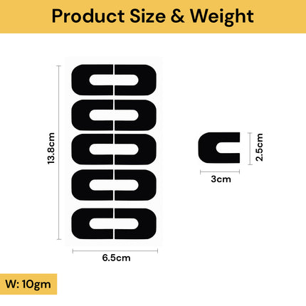 10PCs Nail Protector Peel Off Tape