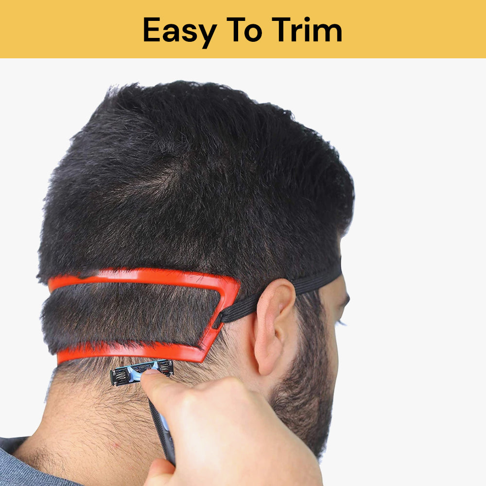 Neckline Shaving Template Beard Shaping Tool Red, Black