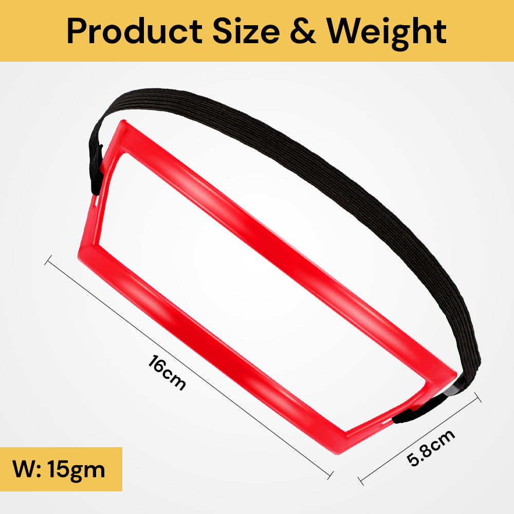 Neckline Shaving Template Beard Shaping Tool Red, Black