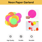 Neon Paper Garland