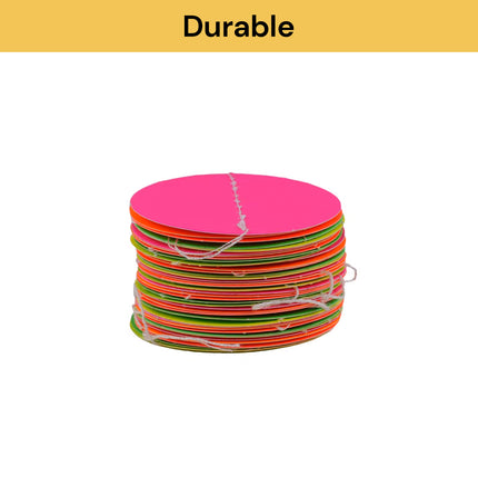 Neon Paper Garland