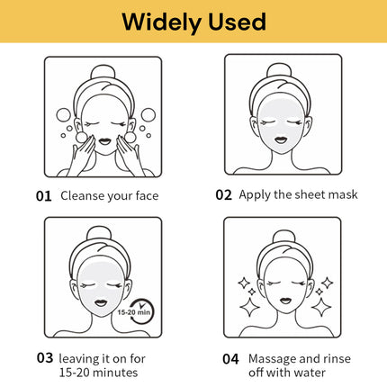 10PCs Seaweed Moisturising Night Mask