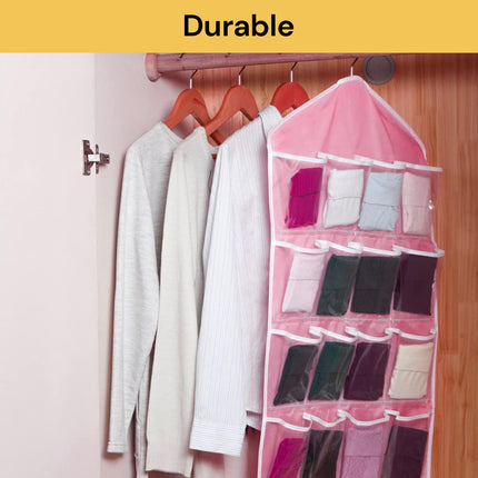 16 Pockets Wardrobe Organizer