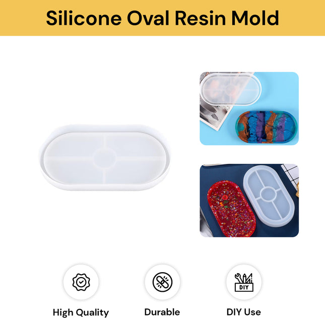 Silicone Oval Resin Mold
