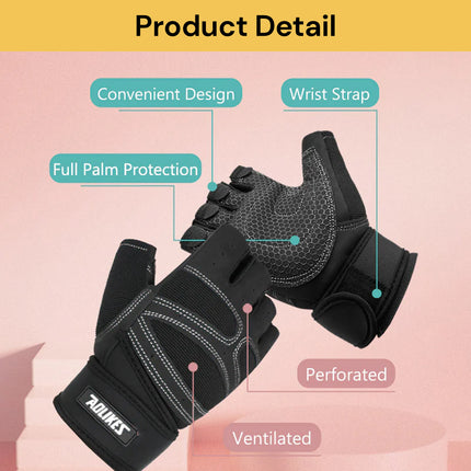 Half Finger Workout Gloves