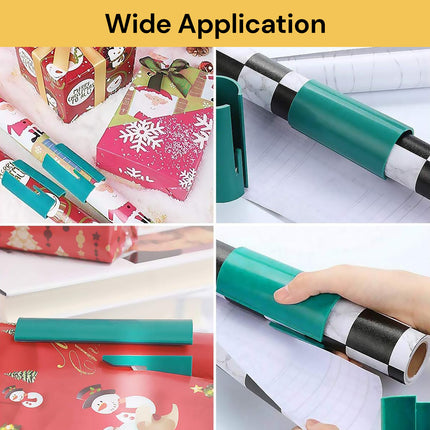 Portable Sliding Wrapping Paper Roll Cutter Tool