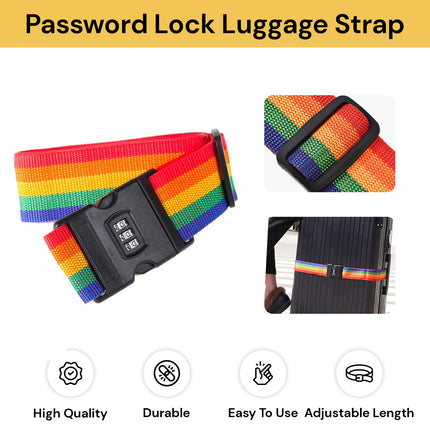 Password Lock Luggage Strap