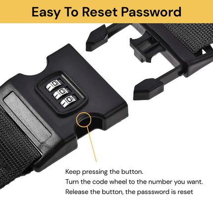 Password Lock Luggage Strap