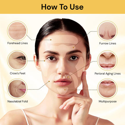 16PCs Reusable Facial Silicone Patch Set