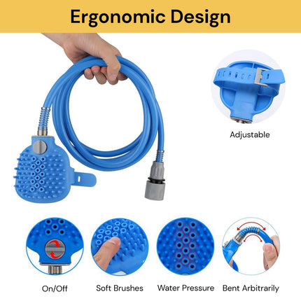 BUY Pet Bathing Tool GET Dog Clicker Whistle - Training Tool FREE