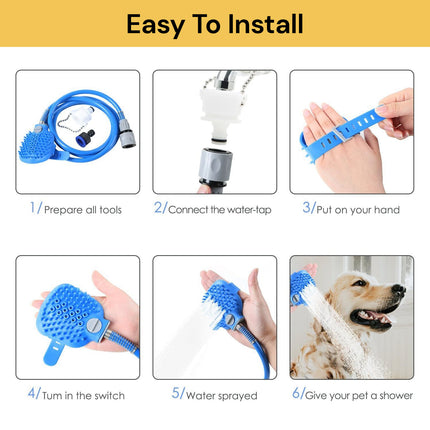 BUY Pet Bathing Tool GET Dog Clicker Whistle - Training Tool FREE