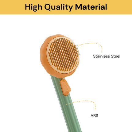 Self-Cleaning Pet Grooming Brush