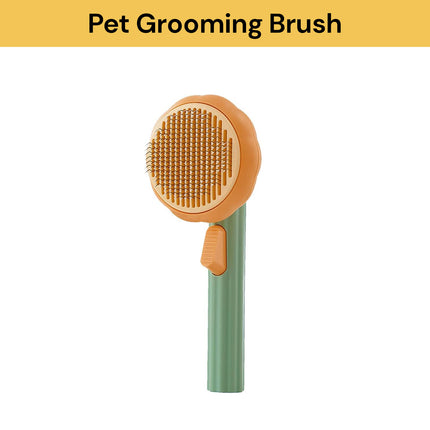 Self-Cleaning Pet Grooming Brush