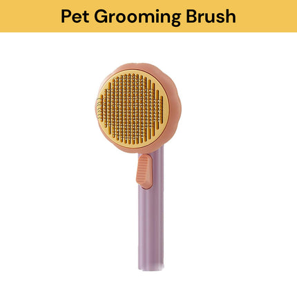 Self-Cleaning Pet Grooming Brush