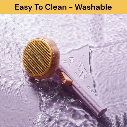 Self-Cleaning Pet Grooming Brush