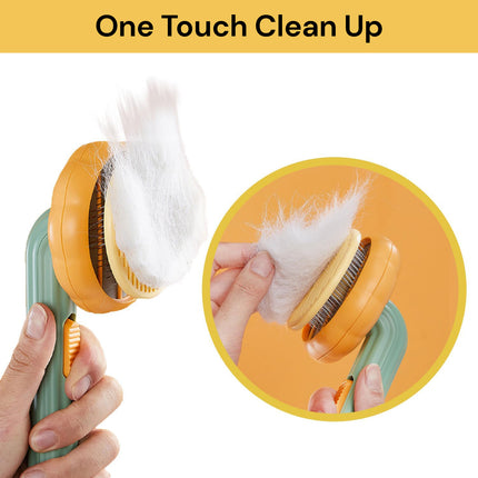 Self-Cleaning Pet Grooming Brush