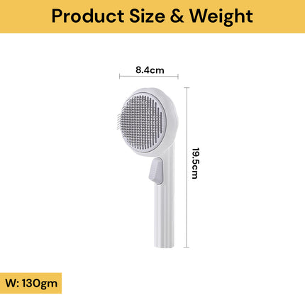 Self-Cleaning Pet Grooming Brush