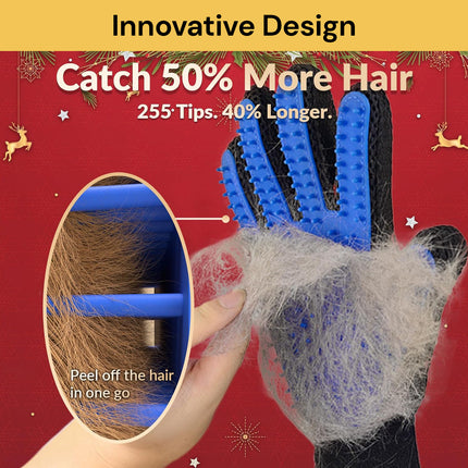 Pet Grooming Glove - UPTO 4PCS