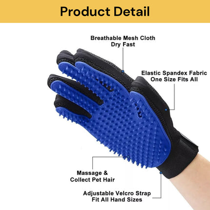 Pet Grooming Glove - UPTO 4PCS