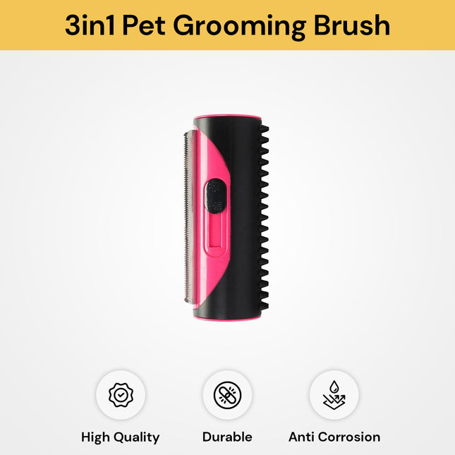 3in1 Pet Grooming Brush