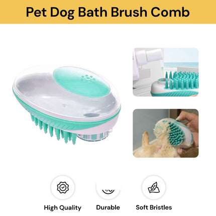 Pet Dog Bath Brush Comb